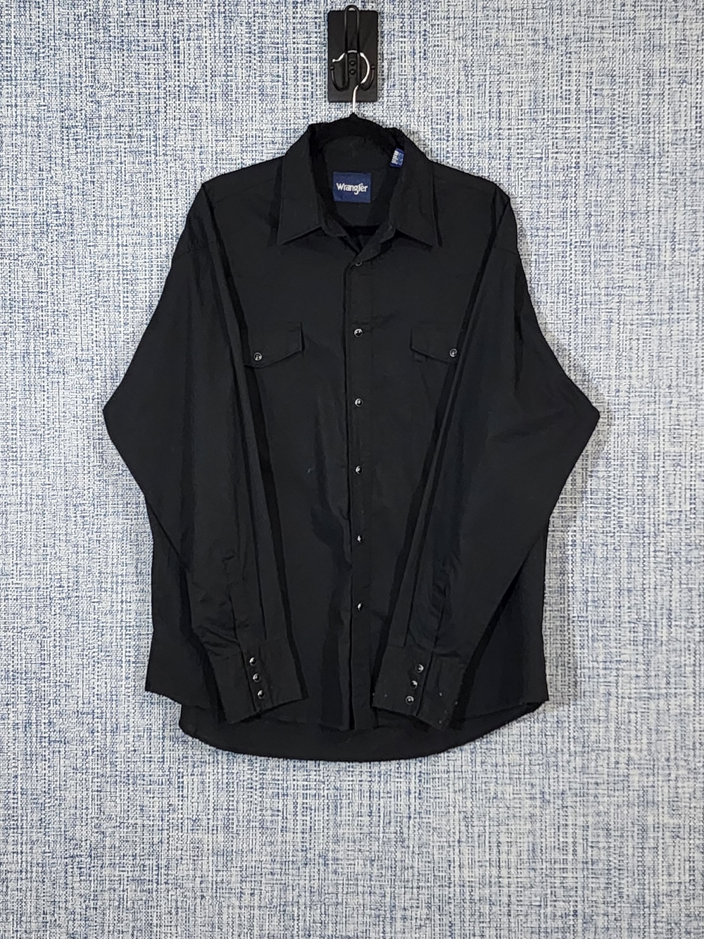 Wrangler Men’s Classic Black Western Shirt ( Size XL)
